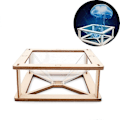 Miniatyrbild 1 av 4: 3D Hologram Projektor Pyramid Mobil Smartphone Hologram 3D Holografisk Display