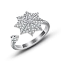 Miniatyrbillede 4 af 5: Fidget Angst Ring Til Kvinder Fidget Spinner Stress Worry Rings Spinde Ringe Meditation Anti-angst Rolig Worry Stress Relief Ring Smykker Valent Style 4
