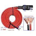 Pikkukuva 5 / 5: SAE-jatkekaapeli Nopea irrotusliitin 14AWG - Latausjohdon johtosarja 1 meter