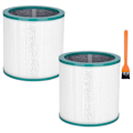 Miniatyrbilde 1 av 5: 2-pakning Erstatnings TP02 Luftrenserfiltre for Pure Cool Link Modeller TP01, TP02, TP03, BP01, AM11