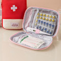 Miniatyrbild 6 av 10: Mini Bärbar Medicinväska Mini Tom Medicinväska Multifunktionell Utomhusväska Red Large