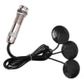 Gitarr Pickup Piezo Kontaktmikrofon Pickup 3 Transducer Pickup System För Akustisk 6.35mm (svart