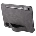 Miniatyrbilde 2 av 5: Etui for Lenovo Tab P12 med håndstropp, kickstand og lær - Grå Multicolor Grey