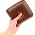 Miniatyrbilde 1 av 5: Klebrig brød Squishy, Klebrig toast Squishy, Toast skivet brød stressleke pink rectangular