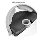 Pikkukuva 5 / 5: Pizzaleikkuri pyörällä, terävä terä ja suojus, helppo puhdistaa, konepesun kestävä, ergonominen pizzapyörä