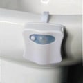 Miniatyrbild 3 av 5: Toalettskål 8 LED Rörelseaktiverad Sits Sensor Lampa Badrum
