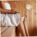 Miniatyrbild 4 av 6: Bastutermometer i Trä Inomhustermometer 2-i-1 Termometer och Hygrometer med Precisionsskala Bastuaccessoarer Utomhusliv