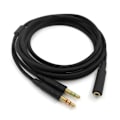 Miniatyrbillede 1 af 5: Erstatnings 3.5mm 2 i 1 Gaming Headset Audio Forlængerkabel Til HyperX Cloud II/til Alpha/Cloud Flight Hovedtelefon Til Comp