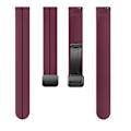 Miniatyrbild 4 av 5: Silikonarmband för Garmin Lily 2 med Magnetisk Vikbar Spänne Wine Red Black Buckle