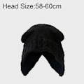 Miniatyrbillede 2 af 2: Dametøjs Ørevarmere Hæklet Beanie Varmt Strikket Beanie Y2K Unisex Efterår Vinter Pessimistisk