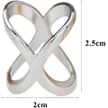 Miniatyrbild 2 av 5: Halsdukklämma för kvinnor, ring, kors, silkeshalsdukklämma för silkeshalsdukar, damer, flickor, present