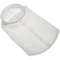 Miniatyrbillede 3 af 3: Universel filtersok til akvarium, swimmingpool, skimmer - Filterpose, polyethylen, 18 x 35 cm, 100 mikrometer, hvid