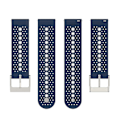 Miniatyrbillede 2 af 5: Farverig hul silikonerem til Suunto 9 Peak Midnight Blue Grey