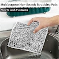Pikkukuva 1 / 5: Naarmuttamaton metallinen tiskirättisetti - Monikäyttöiset tiskirätit märkä- ja kuivakäyttöön - Keittiöpyyhkeet - Hyvä 5pcs B-double layer