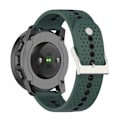 Miniatyrbillede 5 af 5: Farverig hul silikonerem til Suunto 9 Peak Olive Green Black