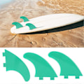 Pikkukuva 4 / 5: 3kpl FCS G5 Surfboard Tail Fin Vasen Keskiosa Oikea Surffausvarusteet Longboard Shortboardille Green