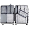 Miniatyrbild 2 av 5: 8-pack Organizer Set för Resväskor, Förvaringsväskor, Packningskuber, Reseväskor, Presenter Grey