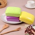 Miniatyrbilde 3 av 5: Klebrig Brød Squishy, Klebrig Toast Squishy, Toast Skivet Brød Stressleke purple rectangular