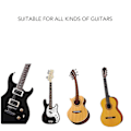 Miniatyrbild 3 av 5: Svart A-formad gitarrställ med silikonkudde, hopfällbart stabilt ABS-ställ för akustisk gitarr, för hem och klassrum