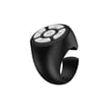 Trådlös Bluetooth-fjärrkontroll för fingertoppen, fjärrkontroll för sidvändning 2025 Ny Remote Control Black