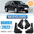 Miniatyrbilde 2 av 5: 4 stk. bilklaffer for 2023 Venza 2021 2023 Sprutbeskyttere Sprutklaffer Tilbehør