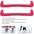 Miniatyrbilde 4 av 6: 2 stk. Ishockeybeskyttere, Ishockeybeskyttere for skøyteblad Figur Plastbeskytter Justerbar - xinhan Red