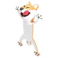 3D Tecknad Djur Bokmärken Nyhet Shiba Inu Platt Bokmärke Pappersvaror