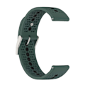 Miniatyrbillede 3 af 5: Farverig hul silikonerem til Suunto 9 Peak Olive Green Black