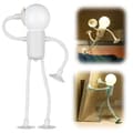 Formbar Rolig Sportman Nattlampa, DIY Form Nattlampor, Bra Present white