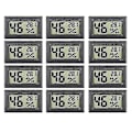 Miniatyrbillede 1 af 5: 12-pak Digital Hygrometer Termometer - Mini Indendørs Fugtigheds-/Temperaturmåler