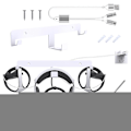 Miniatyrbild 2 av 5: VR Väggfäste för PS VR2 Headset Förvaringsställ med Laddningskabel Skruvar