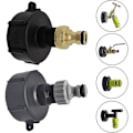 Miniatyrbilde 3 av 3: Hurtigkobling Nippel For 1000l Tank, S60x6 Ibc Kobling Multitanks Kran Kobling