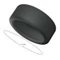 Miniatyrbild 3 av 5: Silikonringsskydd för Oura Ring Gen 3 - Arbetsvänligt, Fallskyddande, Halksäkert, Elastiskt Omslag, Storlek S/M, Universell, Lätt att Använda, Smart Ring Elastiskt Ärm transparent M