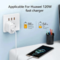 Miniatyrbillede 7 af 7: USB Type C Kabel 10A Hurtig Opladning Ledning Mobiltelefon USB Linje til iPhone 15 Xiaomi Redmi Samsung Poco f5 USB C Datakabel Ledning 10A til Type C