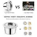 Miniatyrbild 4 av 4: Återfyllningsbara Kaffe Kapsel Pods För K-fee Kaffe Espresso Maskin