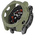 Miniatyrbillede 1 af 3: TPU Urkasse til Garmin Epix Pro 51mm/(gen 2) 51mm /fenix 7x Pro / 7x , Anti-ridse Hul Cover g20241443129 Jungle Green