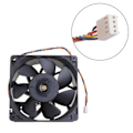 Pikkukuva 4 / 5: Nopea 120mm tuuletin 12cm DF1203812B2FN DC 12V 4.50A 120X120X38mm Av:lle