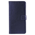 Pikkukuva 2 / 5: HMD Skyline -puhelimen jalustakotelo, Crazy Horse -kuvioitu nahkainen suojakuori Dark Blue