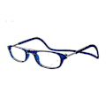 Miniatyrbilde 1 av 5: 1.0~ 4.0 Hengende Magnetiske Lesebriller Front Snap Click Connect Nakke-Yvan Blue 2.50 strength