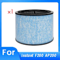 Miniatyrbillede 1 af 5: Til Instant AP200 F200 Filter 3-i-1 HEPA Udskiftningsfiltre HEPA Filter & Højeffektivt Aktivt Kulfilter 1 stk