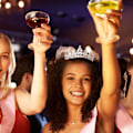 Miniatyrbilde 2 av 4: Retro Faux Krystall Krone Bryllup Brude Tiara Dronning Krone Buede Ender Prinsesse Krone Tiara Ballhode Black