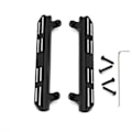 Pikkukuva 1 / 5: Metalliset sivuporraslaudat, sivuttaiset poljinlevyt 1/16 Jimny RC -auton sivupolkimeen Black