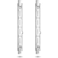 R7S 118mm 200W Varmvit Dimbar Halogenlampa 3900lm Inomhus/Utomhusbelysning 2-pack