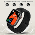 Miniatyrbild 3 av 6: 3-pack flätad Solo Loop kompatibel med Apple Watch armband 40 mm 38 mm 41 mm för kvinnor och män, justerbar nylon stretchig elastisk sportarmband A 42/44/45/49mm