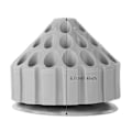 Miniatyrbillede 5 af 5: Rotérbar Bur Holder Bor Bit Tap Stand Slibe Udskæringsværktøjer Organizer Boks (grå)