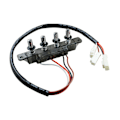 Miniatyrbillede 3 af 5: Emhætte Tastatur Switch Emhætte Switch Holdbar Stærk Køkken Husholdningsapparater Køkken Emhætte Trykknap Switch Black 4 Pushbutton