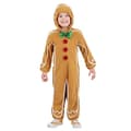 Julepepperkakekostyme Bodysuit med hette Pepperkakemannkostyme for voksne barn Kid L