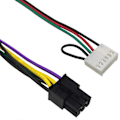 Pikkukuva 5 / 5: 24-nastainen - 6-nastainen ATX-virtalähdeadapterikaapeli HP Z220 Z230 SFF MT TWR -sarjalle 4000