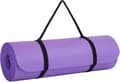 Yogamatta | Multifunktionell Extra Tjock Skumövningsmatta | Stretching, Motståndsträning & Terapi Pilates, Gym Utrustning Purple