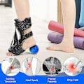 Miniatyrbillede 4 af 5: Plantar Fasciitis Natteskinne, Justerbare Plantar Fasciitis Relief Natteskinner Til Plantar Fasciitis, Fod Drop GuanGuan Red